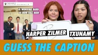 Txunamy vs. Harper Zilmer: Guess The Caption